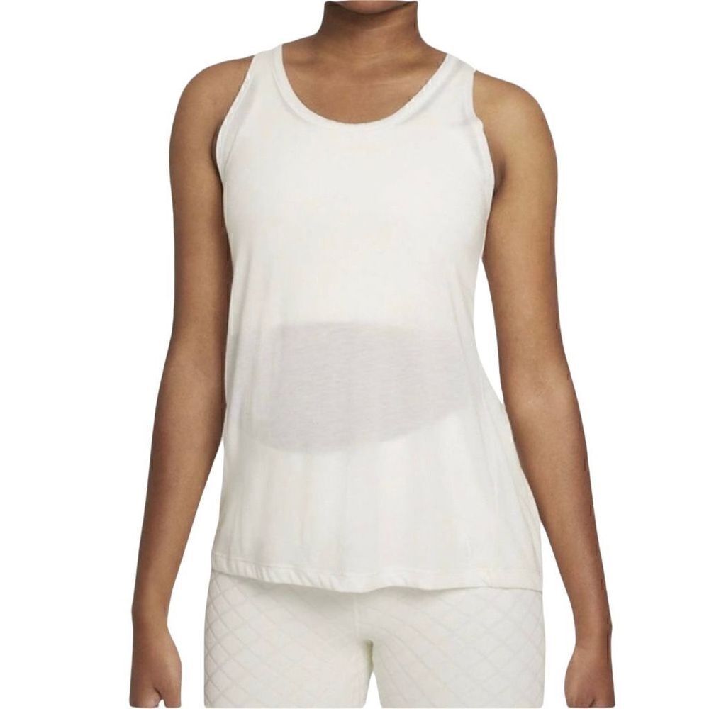 Nike Women's Yoga Dri-FIT Crossback Tank
White Small NWT